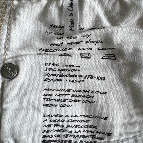 Blank Nyc white watercolored skinny jeans - Picture 7 of 7